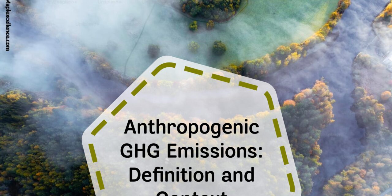 Anthropogenic GHG Emissions
